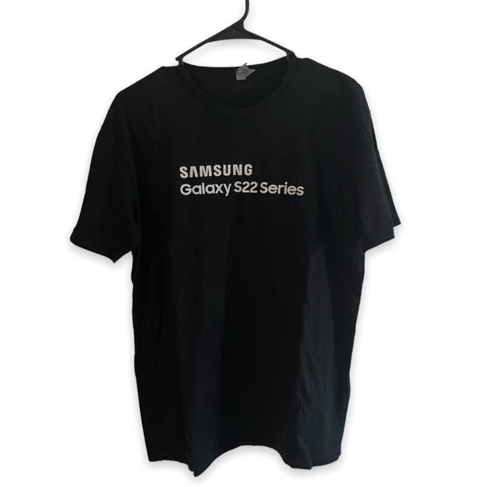 Samsung Galaxy S22 Series Cellphone Black Unisex TShirt 100% Cotton Next Level